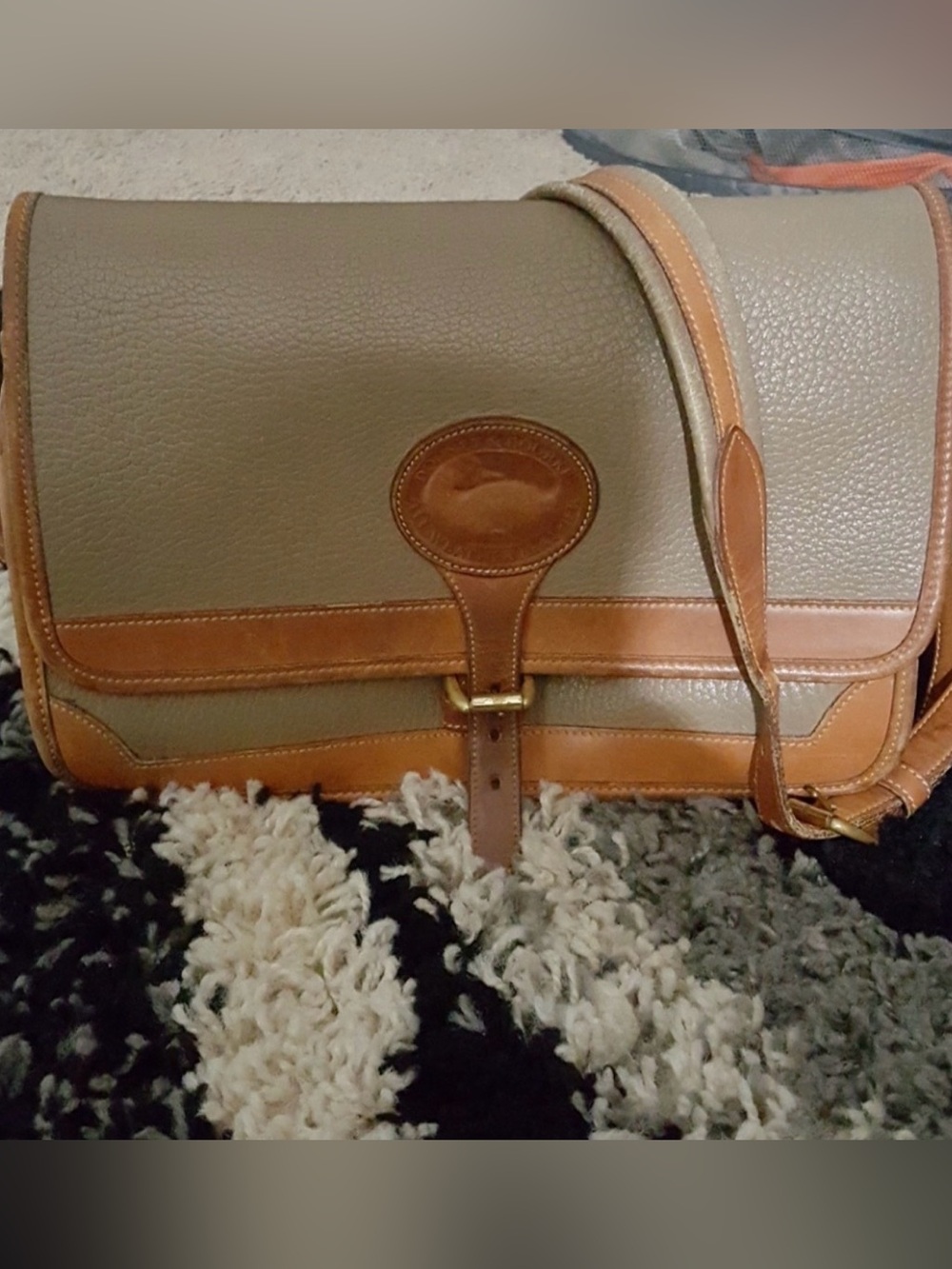 Dooney & Bourke Vintage Leather Messenger Bag
